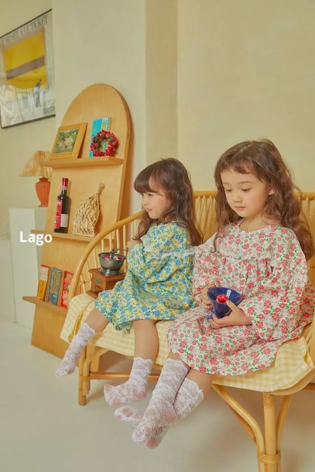 Lago - Korean Children Fashion - #magicofchildhood - Rosa One-piece - 4