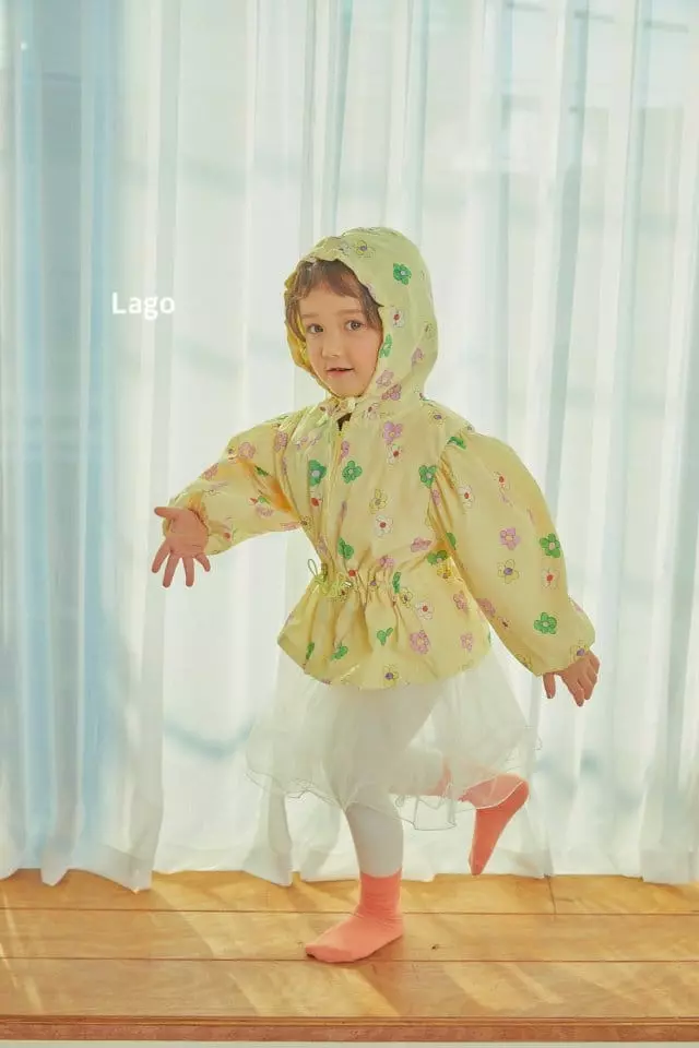 Lago - Korean Children Fashion - #prettylittlegirls - Flower Windbreaker