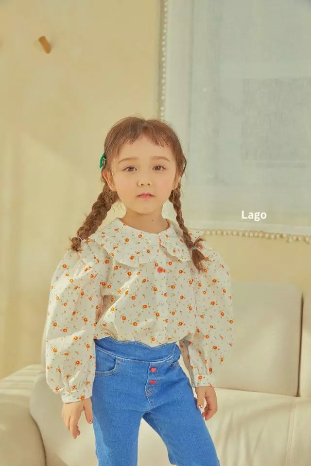 Lago - Korean Children Fashion - #stylishchildhood - Joy Ruffle Blouse - 2
