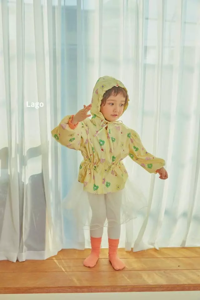 Lago - Korean Children Fashion - #todddlerfashion - Flower Windbreaker - 2