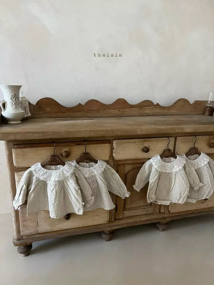 Lala - Korean Baby Fashion - #babyboutique - Small Flower Bodysuit - 3