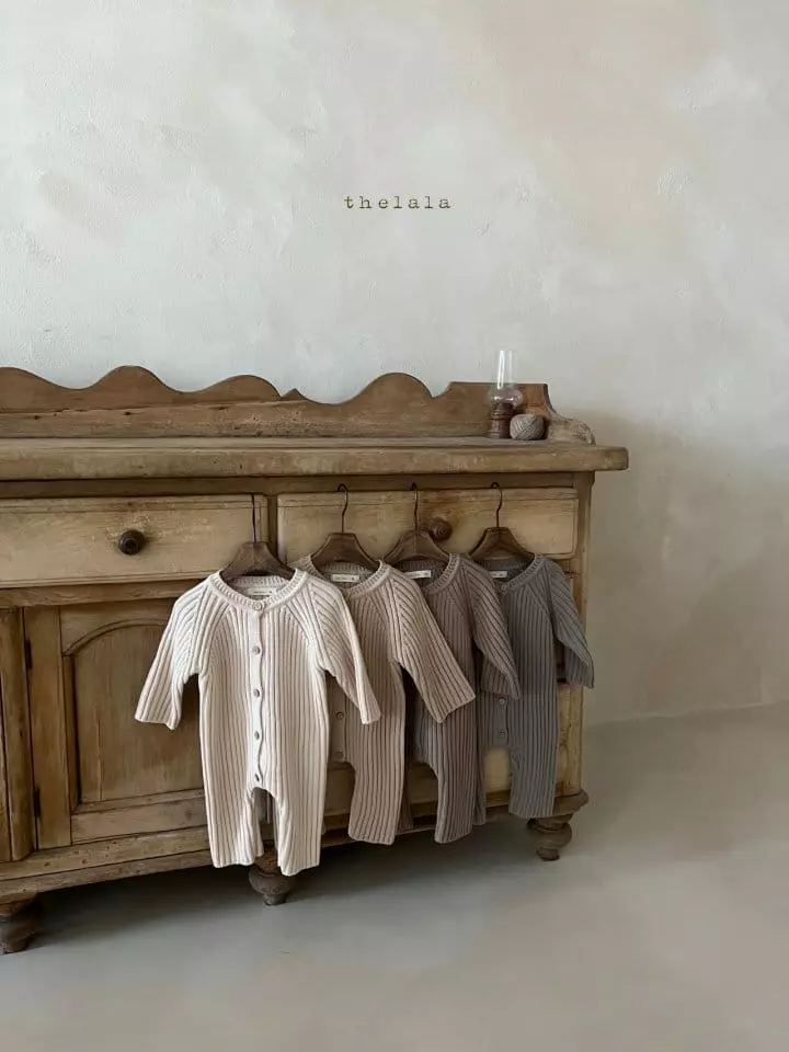Lala - Korean Baby Fashion - #babyboutiqueclothing - Open Knit Bodysuit - 6