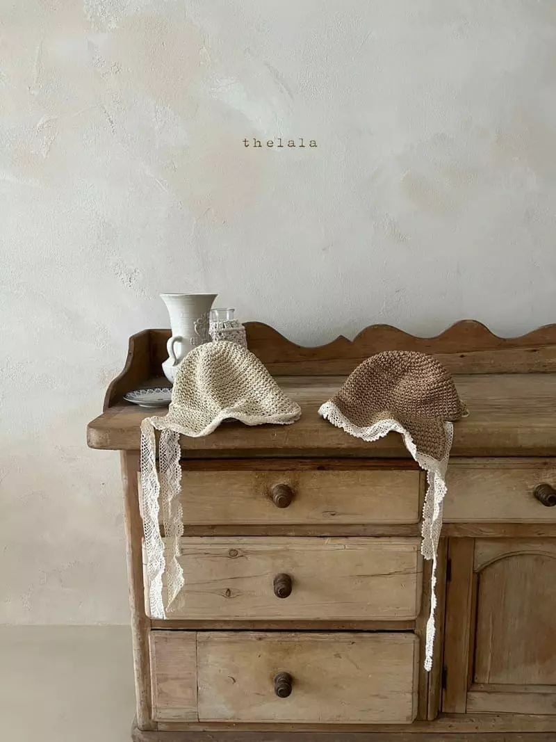 Lala - Korean Baby Fashion - #babyboutiqueclothing - Lace Rattan Bonnet - 3