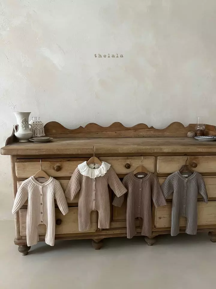 Lala - Korean Baby Fashion - #babyclothing - Open Knit Bodysuit - 7