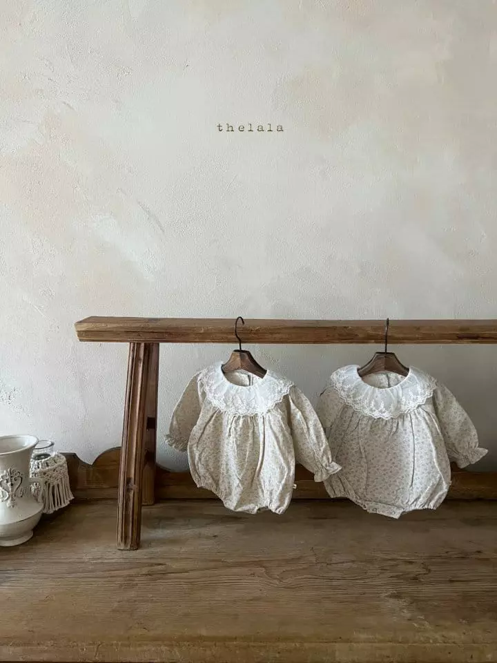 Lala - Korean Baby Fashion - #babyclothing - Small Flower Bodysuit - 6