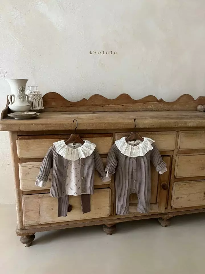 Lala - Korean Baby Fashion - #babygirlfashion - Open Knit Bodysuit - 10