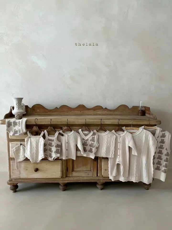 Lala - Korean Baby Fashion - #babygirlfashion - Bear Bodysuit