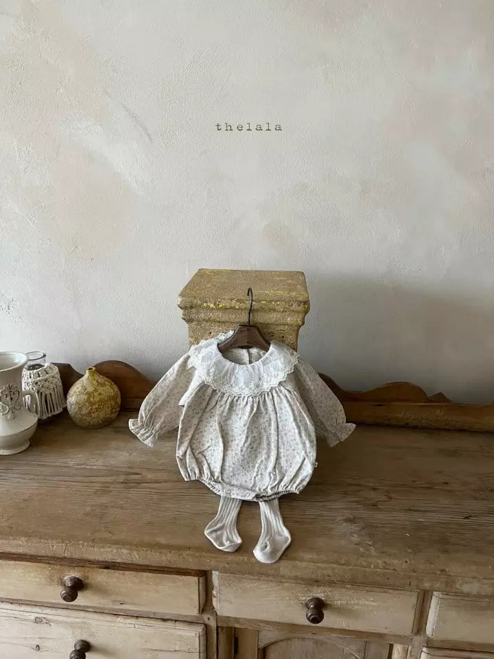 Lala - Korean Baby Fashion - #babylifestyle - Small Flower Bodysuit - 10