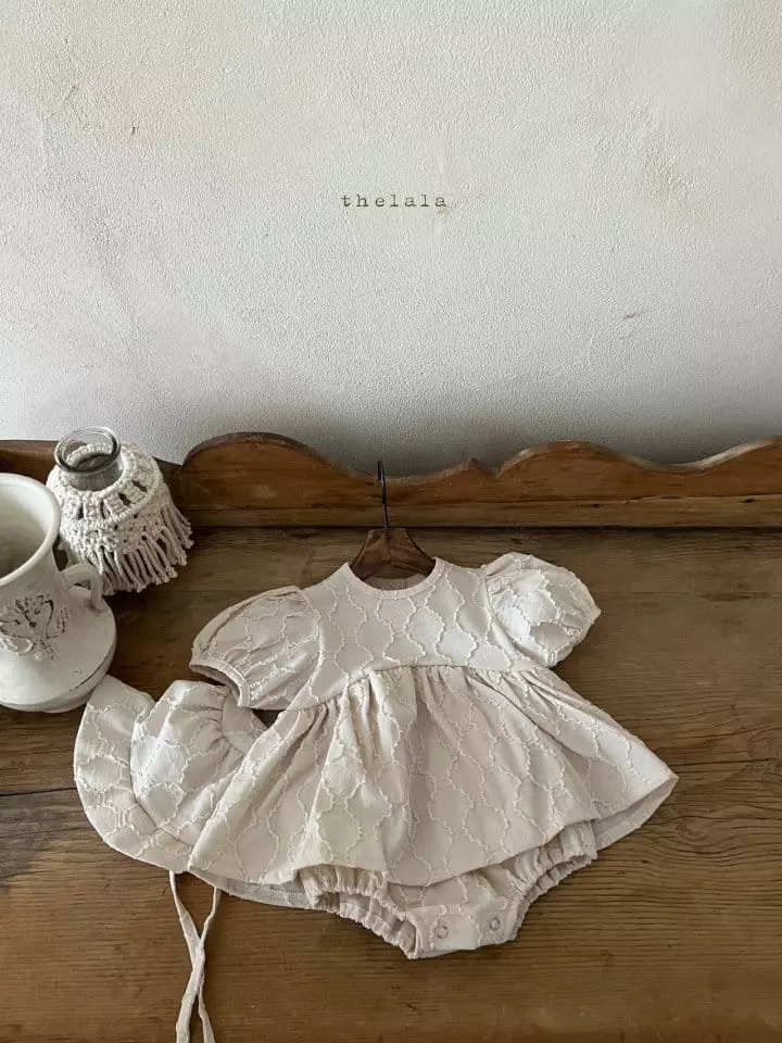 Lala - Korean Baby Fashion - #babyoninstagram - Party Bodysuit with Bonnet - 9
