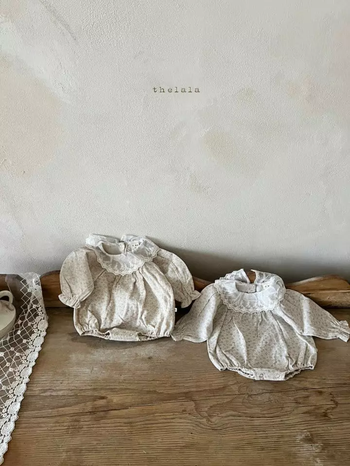 Lala - Korean Baby Fashion - #onlinebabyboutique - Small Flower Bodysuit