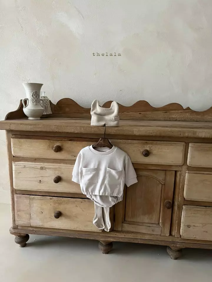 Lala - Korean Baby Fashion - #onlinebabyboutique - Mini Pocket Top Bottom Set - 5