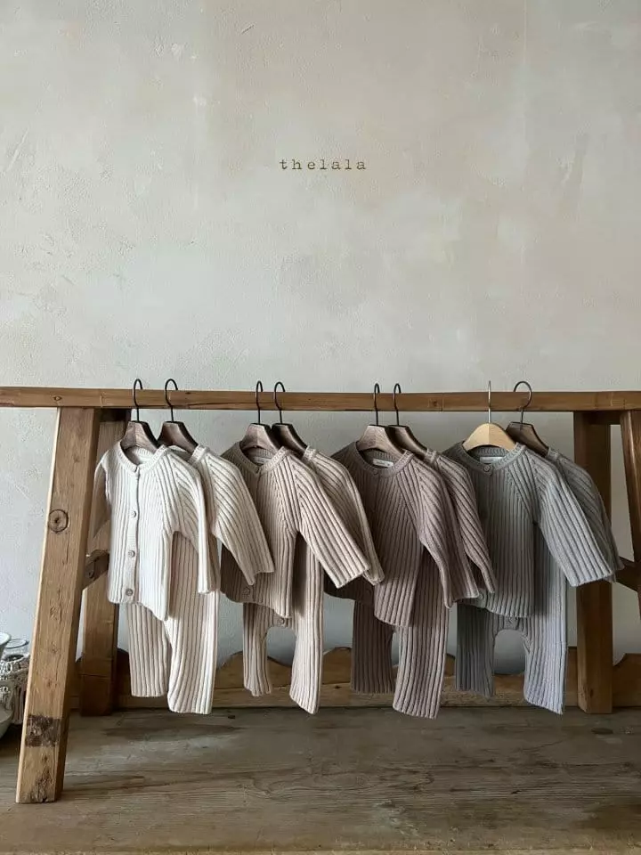 Lala - Korean Baby Fashion - #onlinebabyshop - Open Knit Bodysuit - 3