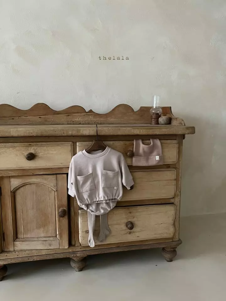 Lala - Korean Baby Fashion - #onlinebabyshop - Mini Pocket Top Bottom Set - 6