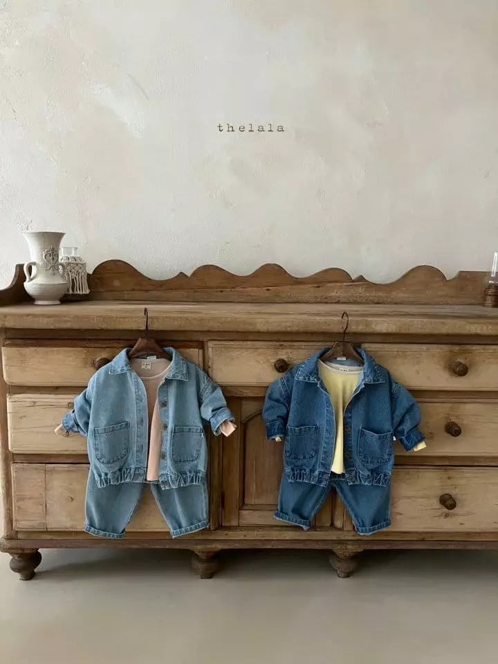 Lala - Korean Children Fashion - #Kfashion4kids - Sunny Denim Jacket - 5