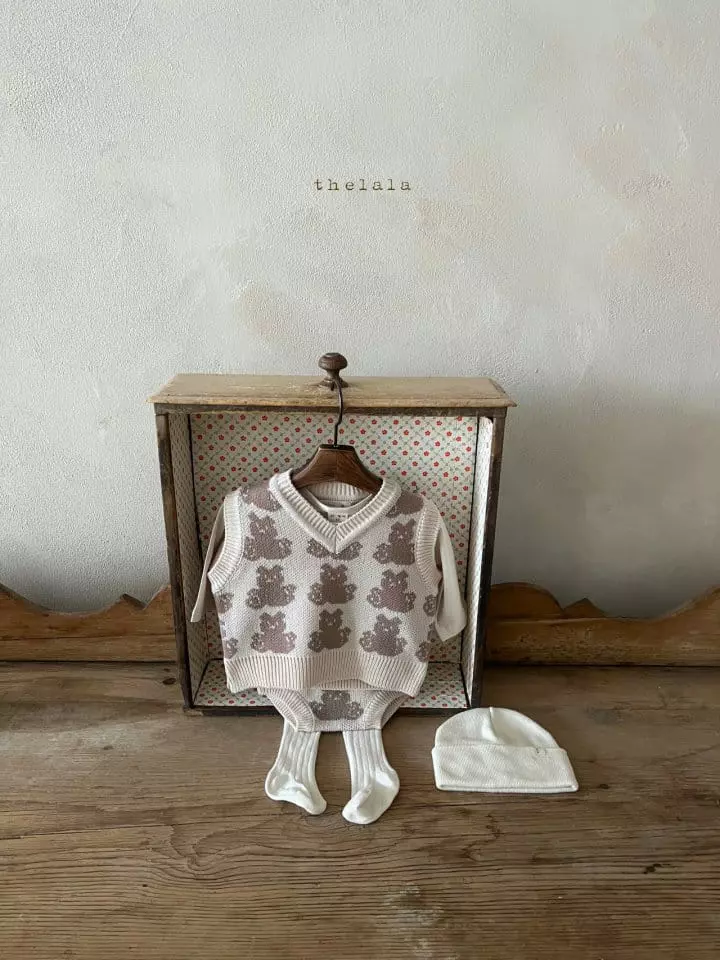 Lala - Korean Children Fashion - #Kfashion4kids - Bear Vest - 2