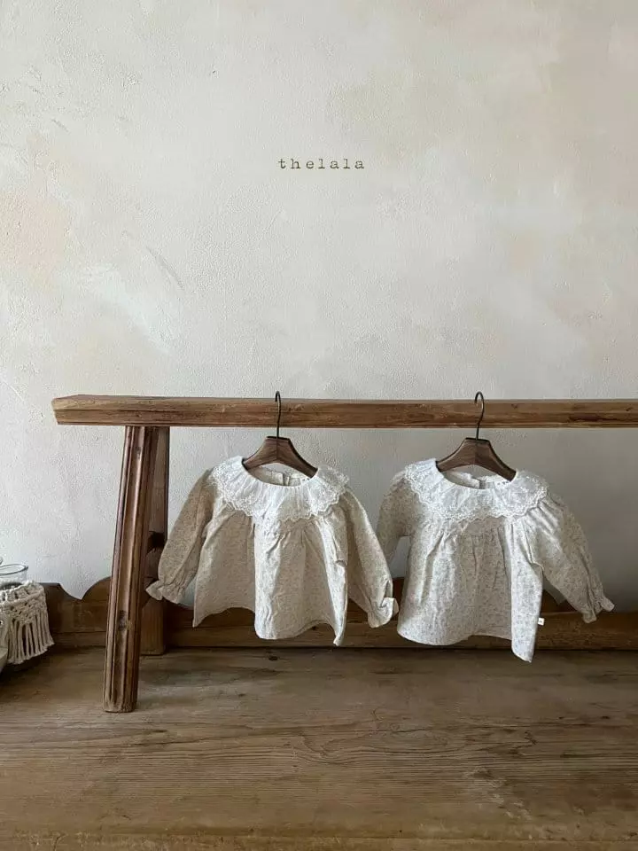 Lala - Korean Children Fashion - #designkidswear - Small Flower Blouse - 5
