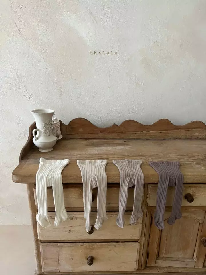 Lala - Korean Children Fashion - #designkidswear - Lala Rib Tights - 3
