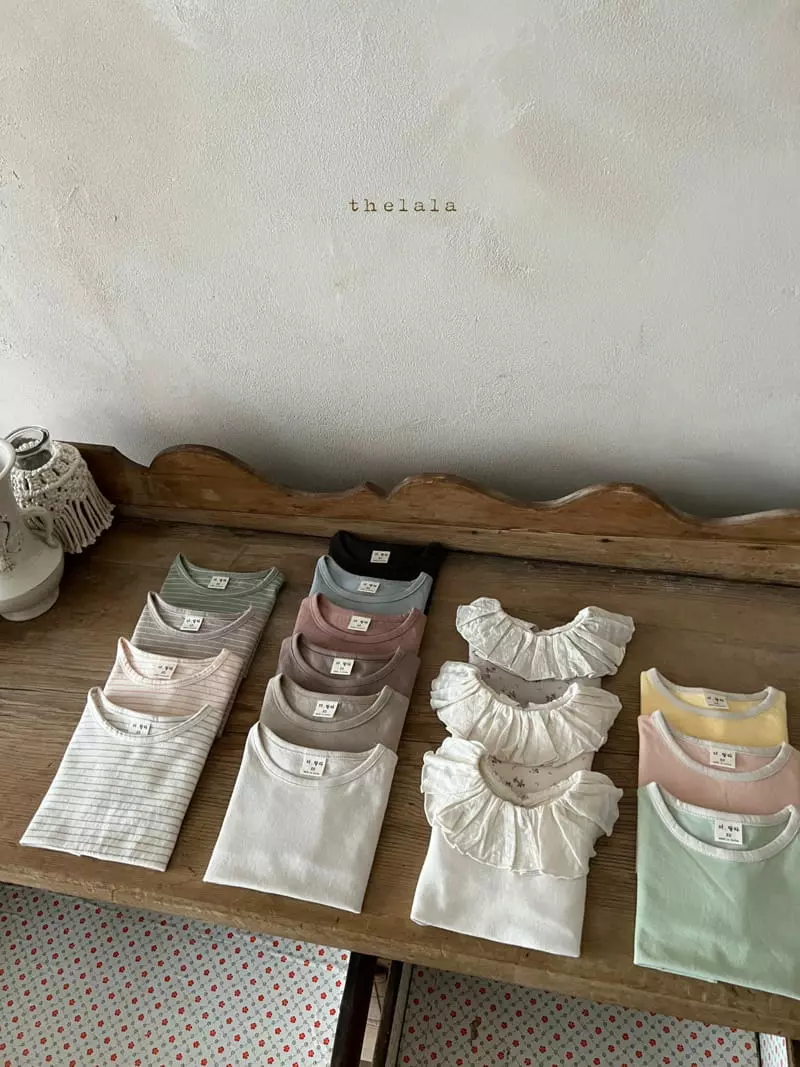 Lala - Korean Children Fashion - #fashionkids - Charile Stripes Tee - 12