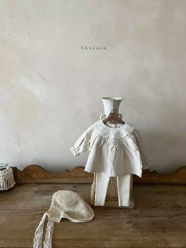 Lala - Korean Children Fashion - #kidsshorts - Small Flower Blouse - 8