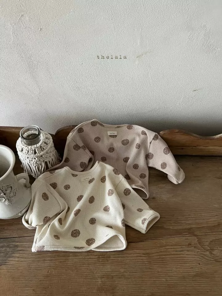 Lala - Korean Children Fashion - #kidsstore - Dot Waffle Cardigan - 7