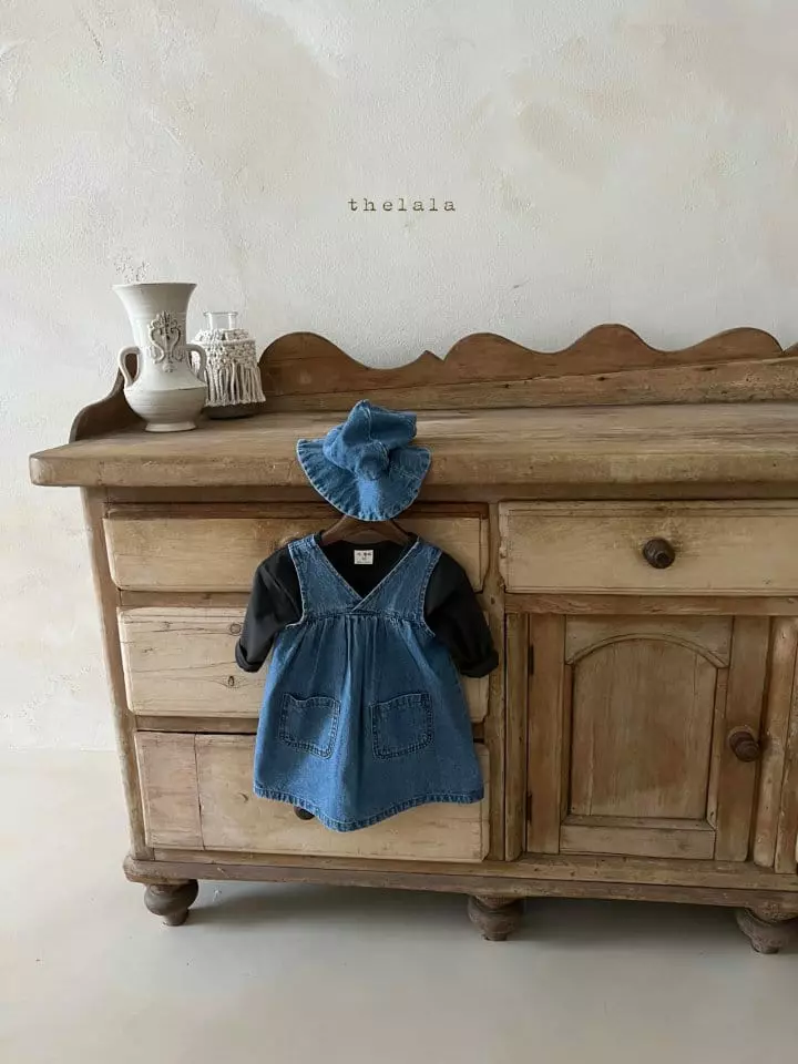Lala - Korean Children Fashion - #kidzfashiontrend - Hani Denim One-piece - 5