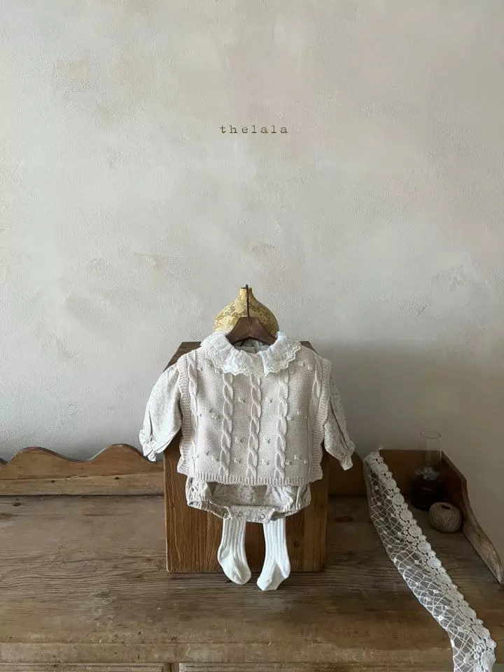 Lala - Korean Children Fashion - #kidzfashiontrend - Twist Vest - 7