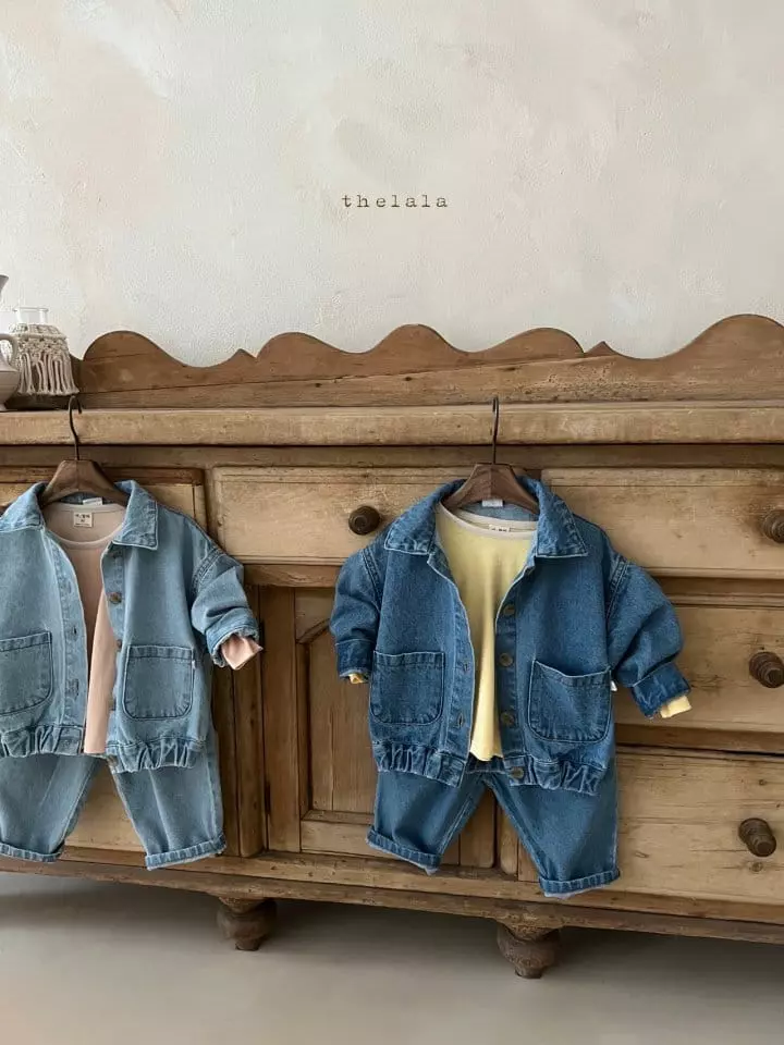 Lala - Korean Children Fashion - #littlefashionista - Sunny Denim Jacket - 6