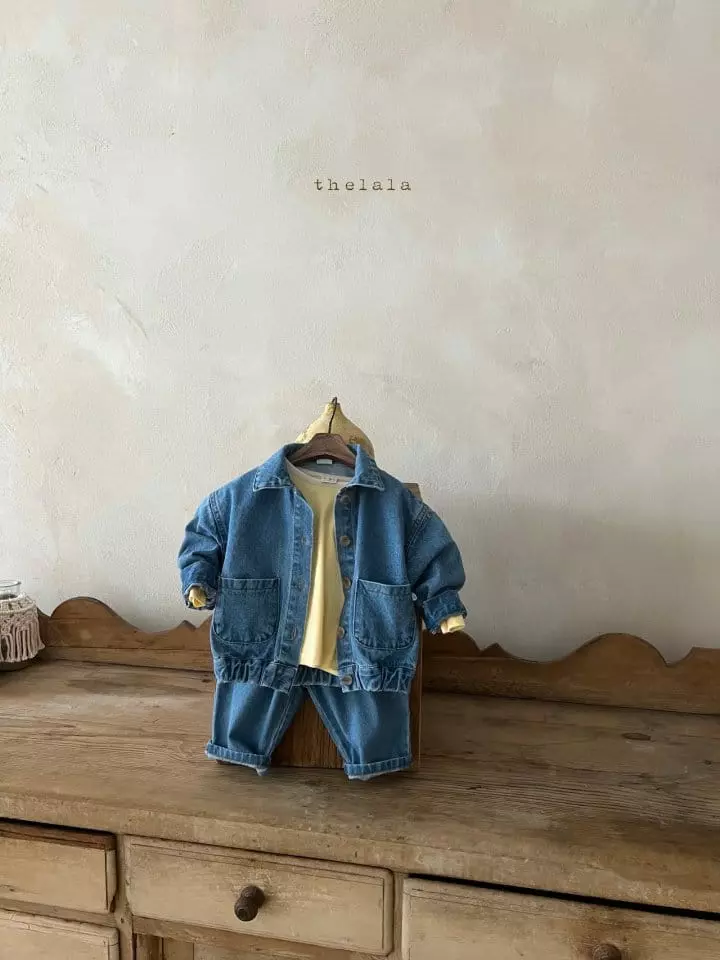 Lala - Korean Children Fashion - #littlefashionista - Bong Bong Jeans - 5