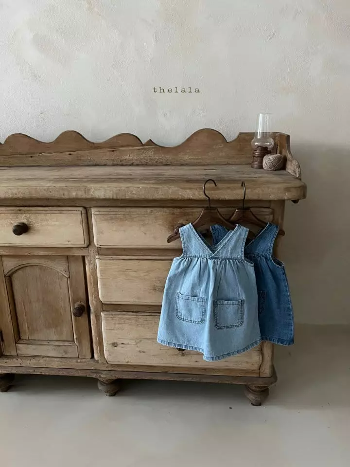 Lala - Korean Children Fashion - #magicofchildhood - Hani Denim One-piece - 8
