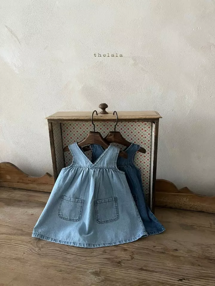 Lala - Korean Children Fashion - #prettylittlegirls - Hani Denim One-piece - 10