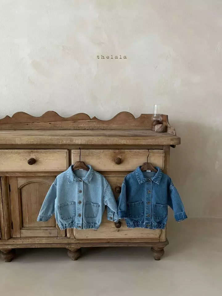 Lala - Korean Children Fashion - #stylishchildhood - Sunny Denim Jacket - 12