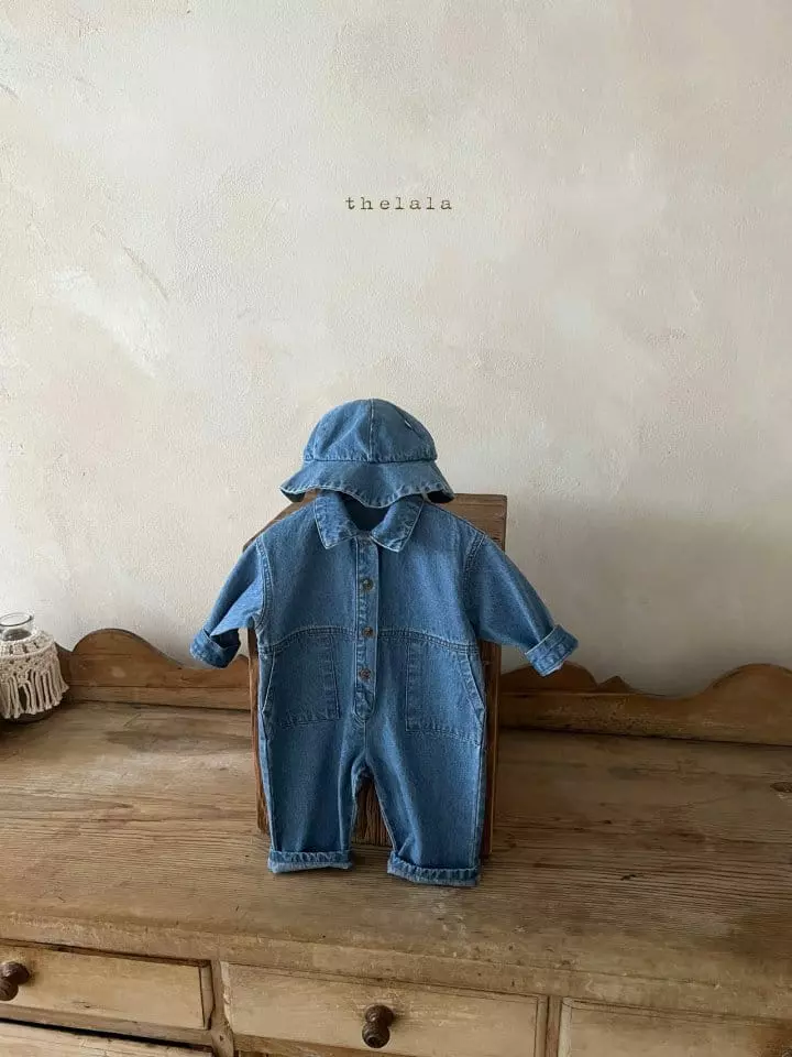 Lala - Korean Children Fashion - #stylishchildhood - Denim Bucket Hat - 10