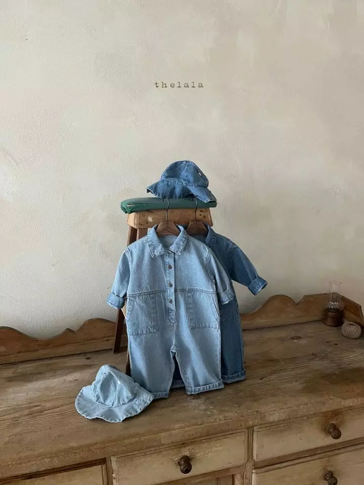Lala - Korean Children Fashion - #todddlerfashion - Denim Bucket Hat - 8