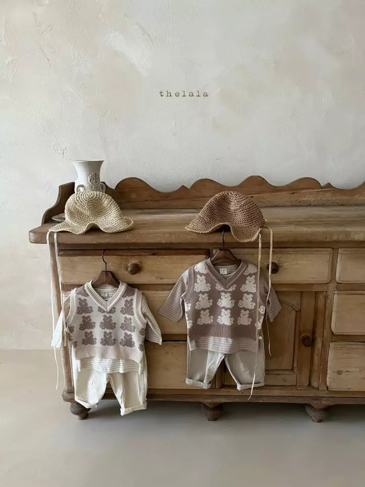 Lala - Korean Children Fashion - #toddlerclothing - Bear Vest - 8