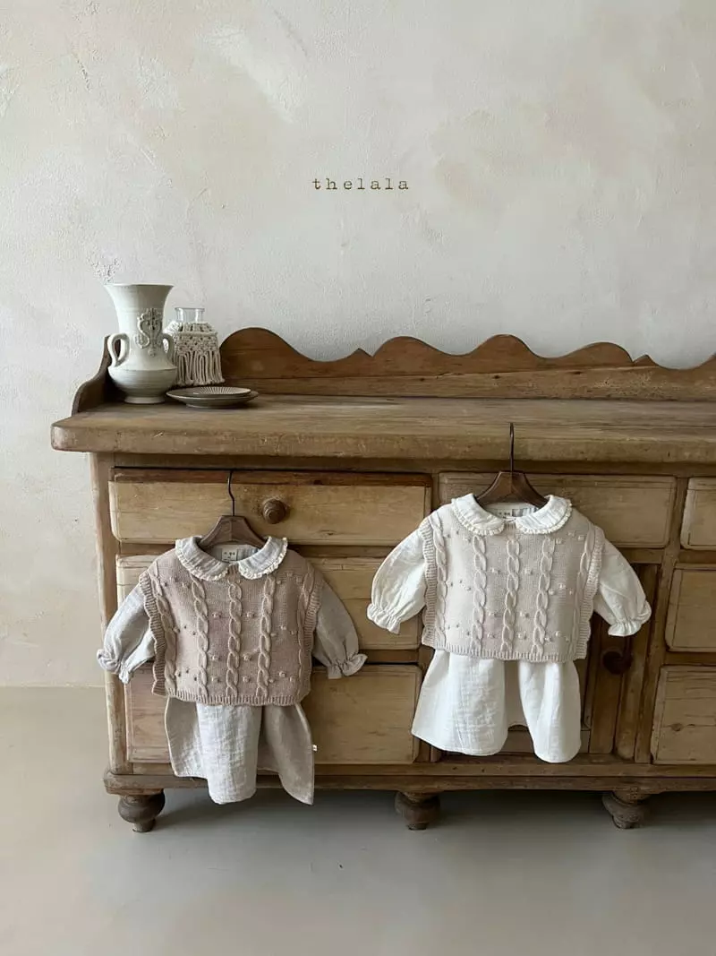 Lala - Korean Women Fashion - #momslook - Mom Twist Vest - 2