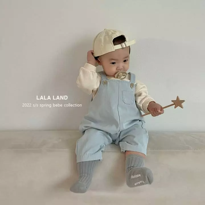 Lalaland - Korean Baby Fashion - #babyboutique - Bebe Smart Dungarees - 8