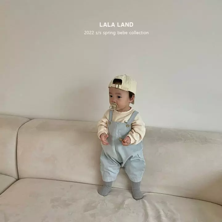Lalaland - Korean Baby Fashion - #babyboutique - Bebe Smart Dungarees - 9