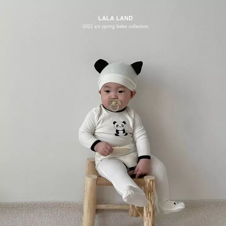 Lalaland - Korean Baby Fashion - #babyboutique - Bebe Animal Ears Bodysuit with Hat