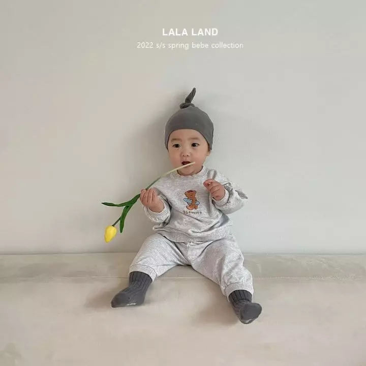 Lalaland - Korean Baby Fashion - #babyboutiqueclothing - Bebe Baggguette Top Bottom Set - 5