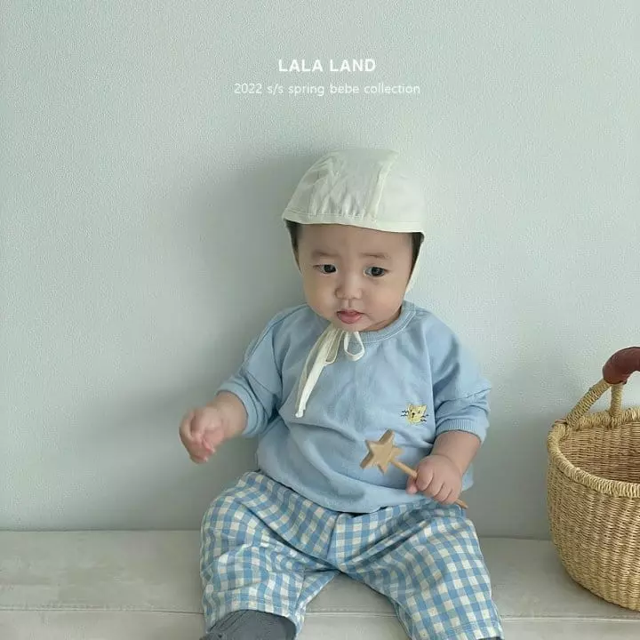 Lalaland - Korean Baby Fashion - #babyclothing - Bebe Spring Check Pants