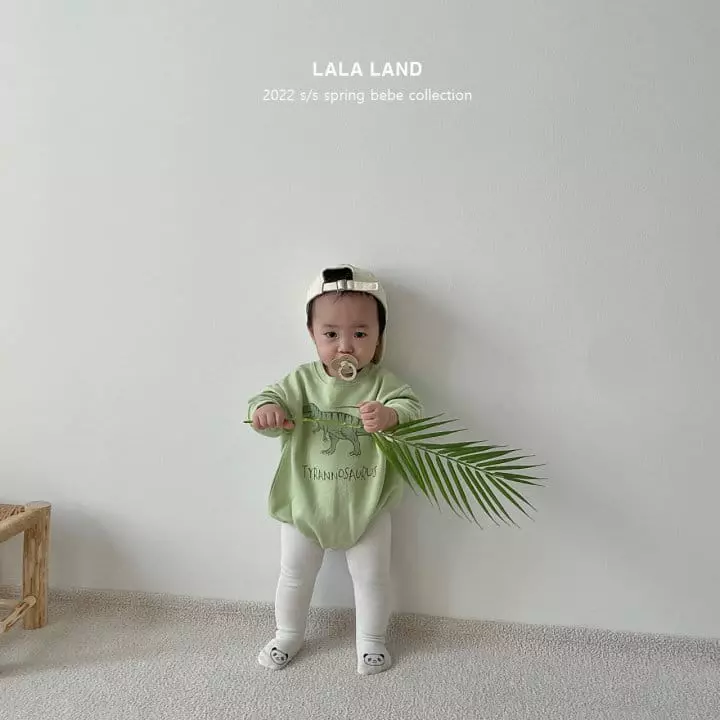 Lalaland - Korean Baby Fashion - #babyclothing - Bebe Dino Bodysuit - 10