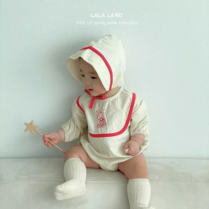 Lalaland - Korean Baby Fashion - #babyclothing - Bebe Heart Top Bottom Set - 7