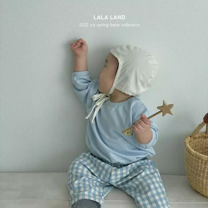Lalaland - Korean Baby Fashion - #babyfashion - Bebe Spring Check Pants - 2