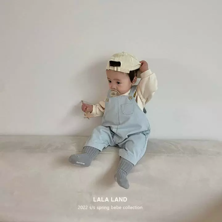 Lalaland - Korean Baby Fashion - #babyfashion - Bebe Smart Dungarees - 12