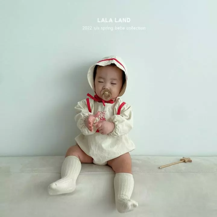 Lalaland - Korean Baby Fashion - #babyfever - Bebe Heart Top Bottom Set - 9