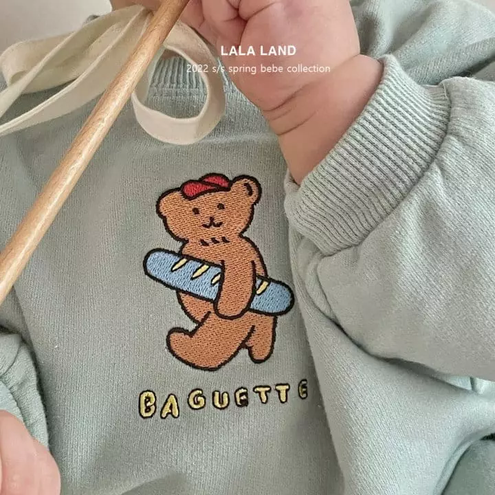Lalaland - Korean Baby Fashion - #babyfever - Bebe Baggguette Top Bottom Set - 8