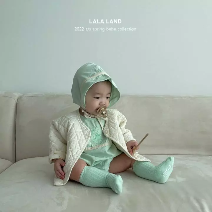 Lalaland - Korean Baby Fashion - #babygirlfashion - Bebe Heart Top Bottom Set - 10
