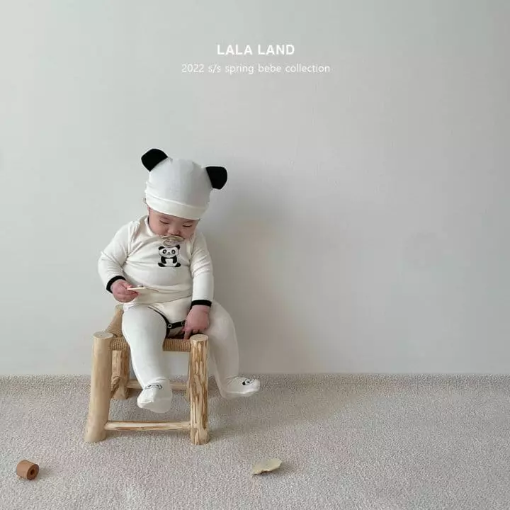 Lalaland - Korean Baby Fashion - #babygirlfashion - Bebe Animal Ears Bodysuit with Hat - 7