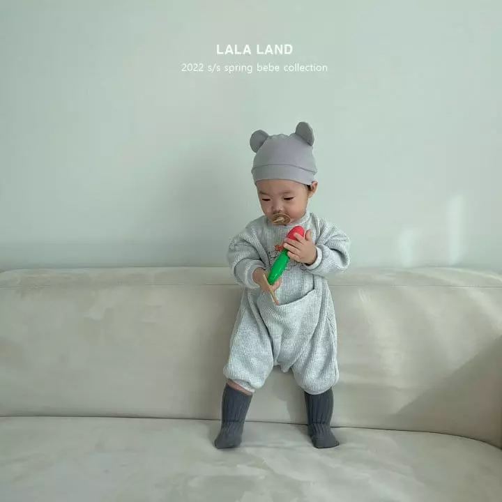 Lalaland - Korean Baby Fashion - #babylifestyle - Bebe Big Pocket Bodysuit - 12