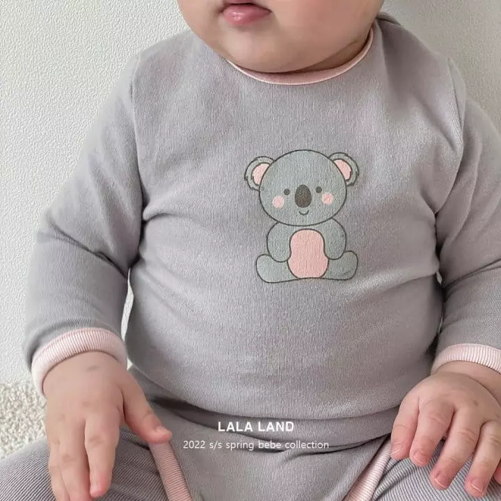 Lalaland - Korean Baby Fashion - #babyoninstagram - Bebe Animal Ears Bodysuit with Hat - 9